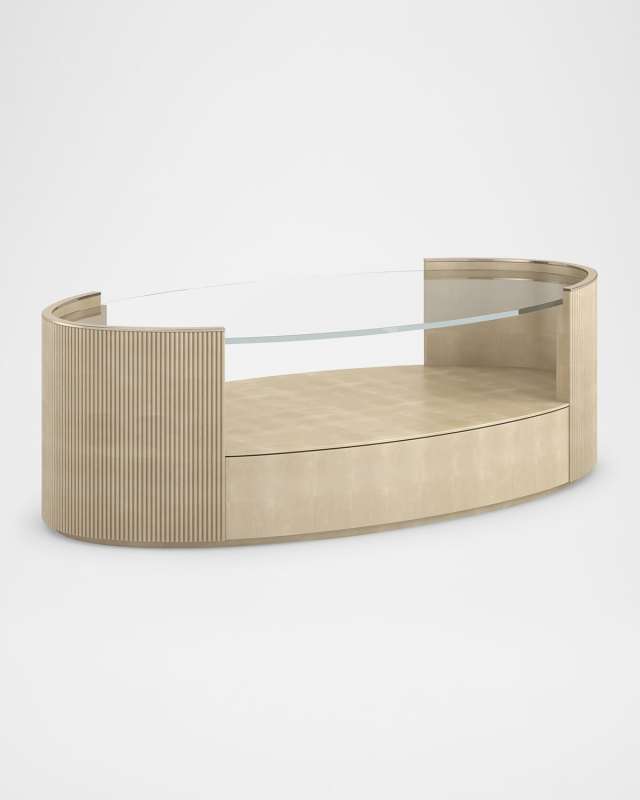 Love Oval Cocktail Table